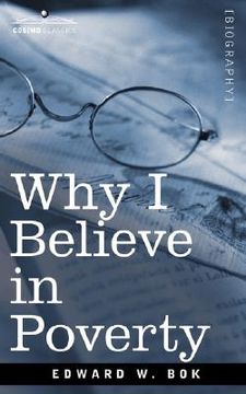 portada why i believe in poverty including, two persons (en Inglés)