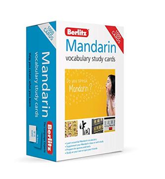 portada Berlitz Mandarin Study Cards (Language Flash Cards) (Berlitz Vocabulary Study Cards) (in English)