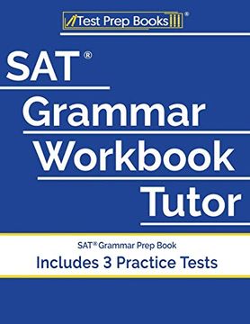 portada Sat Grammar Workbook Tutor: Sat Grammar Prep Book (Includes 3 Practice Tests) 