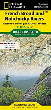 portada French Broad and Nolichucky Rivers map [Cherokee and Pisgah National Forests] (National Geographic Trails Illustrated Map, 782) (en Inglés)