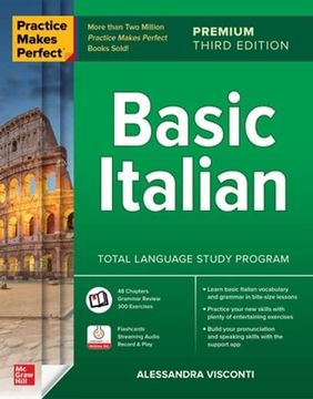 portada Practice Makes Perfect: Basic Italian, Premium Third Edition (en Inglés)