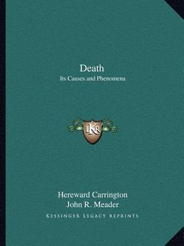 portada death: its causes and phenomena (in English)