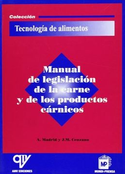 portada Manual de Legislación de la Carne y de los Productos Cárnicos