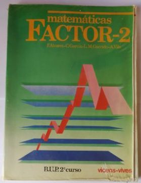 portada Factor 2, 2º Bup. Matemáticas.