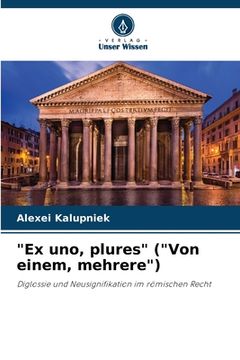 portada "Ex uno, plures" ("Von einem, mehrere") (in German)