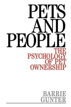 portada pets and people: the psychology of pet ownership (en Inglés)