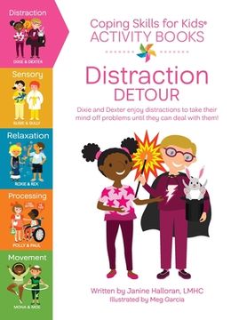 portada Coping Skills for Kids Activity Books: Distraction Detour (en Inglés)