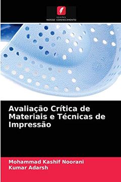 portada Avaliação Crítica de Materiais e Técnicas de Impressão (en Portugués)