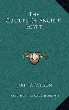 portada the culture of ancient egypt (en Inglés)