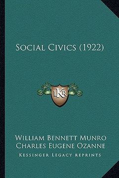 portada social civics (1922) (in English)