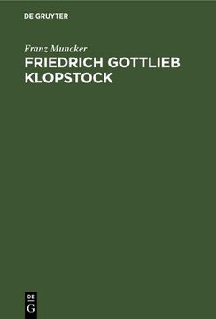portada Friedrich Gottlieb Klopstock (en Alemán)