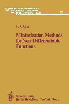 portada minimization methods for non-differentiable functions (en Inglés)