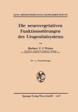 portada Die Neurovegetativen Funktionsstörungen Des Urogenitalsystems (en Alemán)