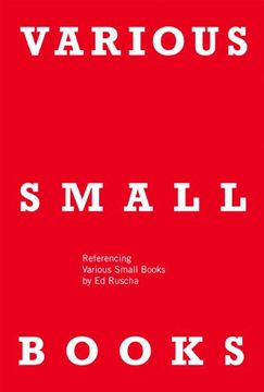 portada Various Small Books: Referencing Various Small Books by ed Ruscha (The mit Press) (en Inglés)