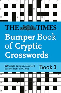 portada Times Bumper Book of Cryptic Crosswords Book 1: 200 World-Famous Crossword Puzzles (en Inglés)