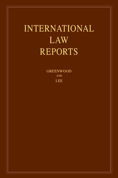 portada International Law Reports: Volume 185 (en Inglés)