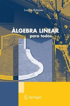 portada Algebra Linear Para Todos (Unitext: La Matematica per il 3+2) (in Portuguese)