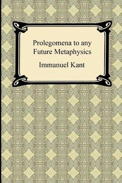 portada kant's prolegomena to any future metaphysics (in English)
