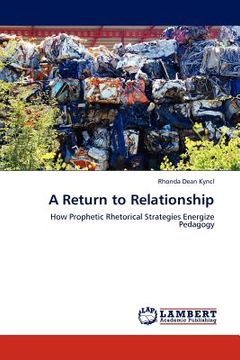 portada a return to relationship (in English)