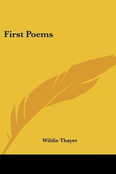 portada first poems (en Inglés)