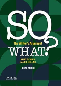portada So What? The Writer'S Argument (en Inglés)