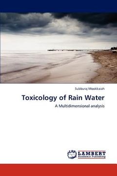 portada toxicology of rain water (en Inglés)