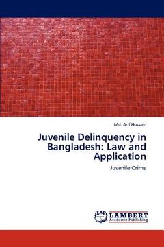 portada juvenile delinquency in bangladesh: law and application (en Inglés)