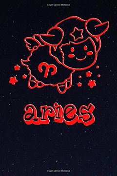 portada My Cute Zodiac Sign Aries Not: Kids Astrology Drawing pad - 120 Pages, Blanc dot Grid, 6" x 9" - Horoscope Notepad, Diary 