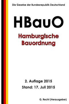 portada Hamburgische Bauordnung (HBauO), 2. Auflage 2015 (in German)