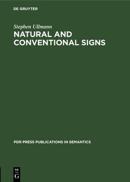 portada Natural and Conventional Signs (in English)