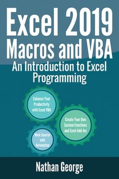 portada Excel 2019 Macros and Vba: An Introduction to Excel Programming: 4 (Excel 2019 Mastery) (in English)