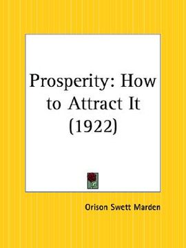 portada prosperity: how to attract it (in English)
