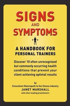 portada signs and symptoms: a handbook for personal trainers (en Inglés)