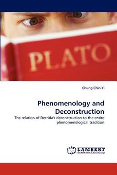 portada phenomenology and deconstruction (in English)