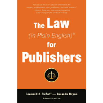 portada The law (in Plain English) for Publishers (en Inglés)