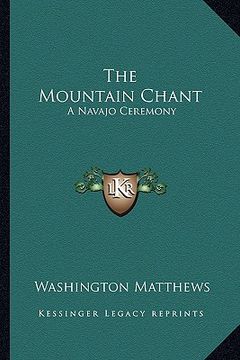 portada the mountain chant: a navajo ceremony (en Inglés)