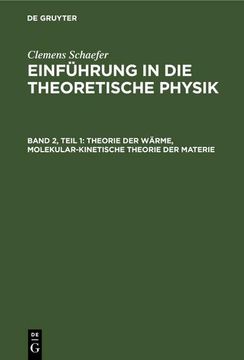 portada Theorie der Wärme, Molekular-Kinetische Theorie der Materie (in German)