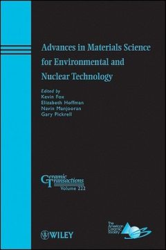 portada advances in materials science for environmental and nuclear technology: ceramic transactions, volume 222