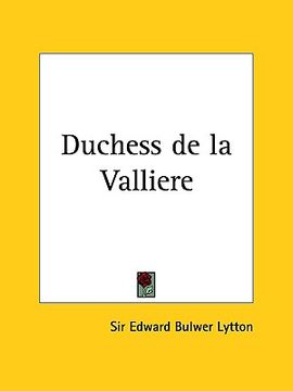 portada duchess de la valliere (en Inglés)