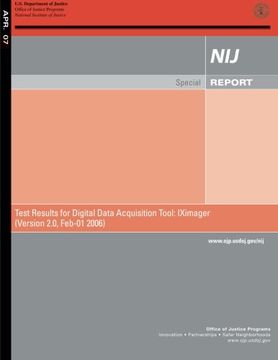 portada Test Results for Digital Data Acquisition Tool: IXimager (Version 2.0, Feb-01 2006)