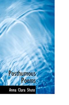 portada posthumous poems (en Inglés)