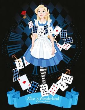 portada Alice in Wonderland Coloring Book 1 (en Inglés)