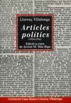 portada Articles polítics (1924-1936) (Casa Museu Llorenç Villalonga)