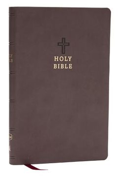 portada Nkjv Holy Bible, Value Ultra Thinline, Charcoal Leathersoft, red Letter, Comfort Print (in English)