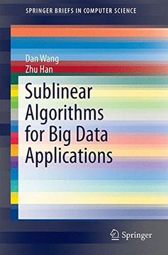 portada Sublinear Algorithms for big Data Applications (Springerbriefs in Computer Science) (en Inglés)