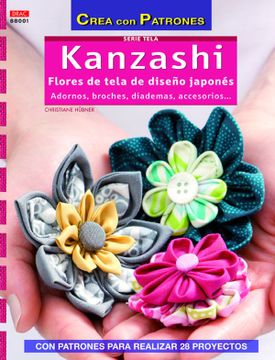 portada Kanzashi. Flores de Tela de Diseño Japonés