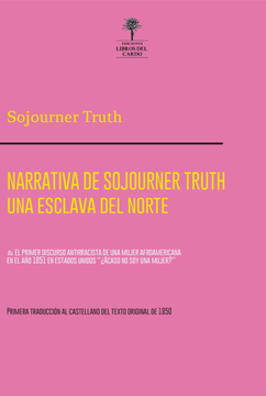 portada Narrativa de Sojourner Truth. Una esclava del norte