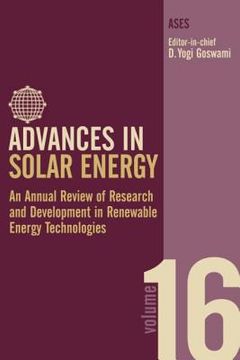 portada advances in solar energy, volume 16: an annual review of research and development (en Inglés)
