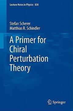 portada primer for chiral perturbation theory (en Inglés)
