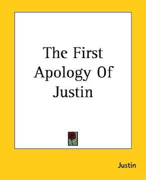 portada the first apology of justin (en Inglés)